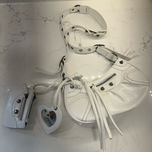 Chic Women's Bag with Heart Charm